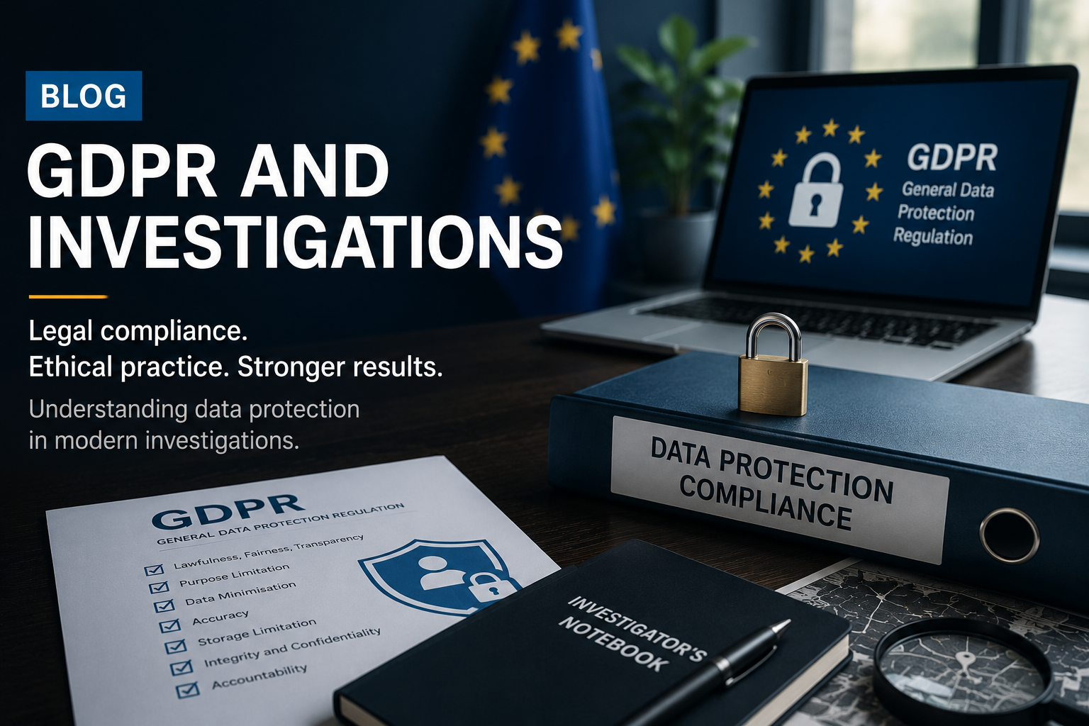 GDPR compliant investigation and professional documentation
