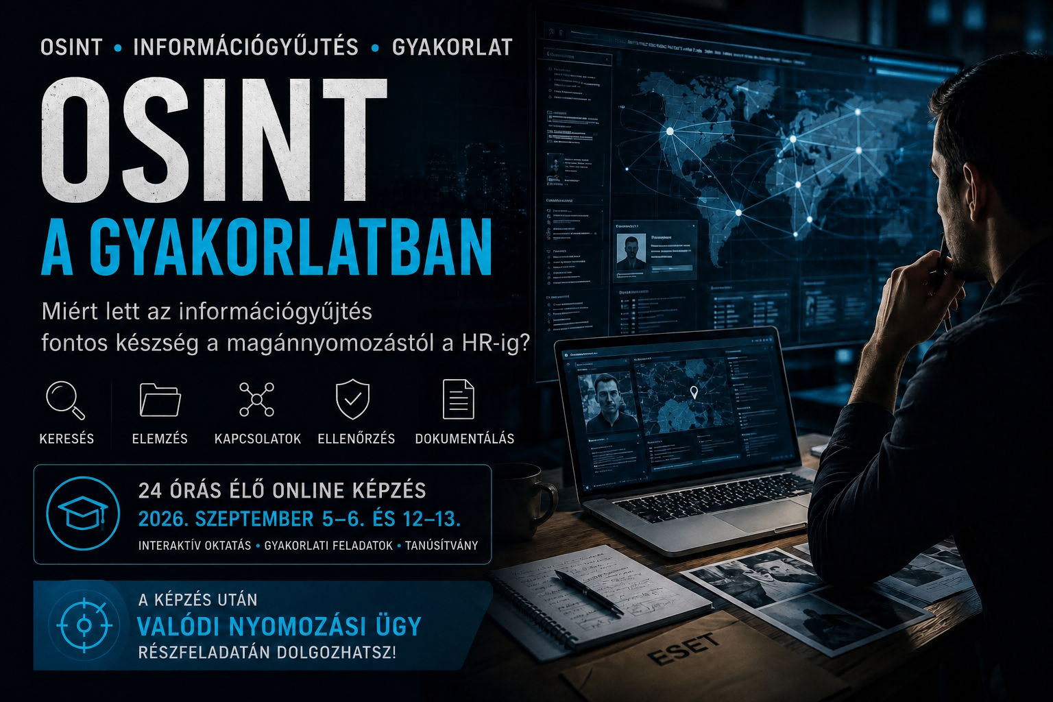 OSINT a gyakorlatban – információgyűjtés és nyomozás